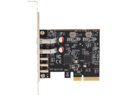Placa Pcie Usb 3.0 De 5 Portas, Expansão Type-c 10 Gbps Para Pc