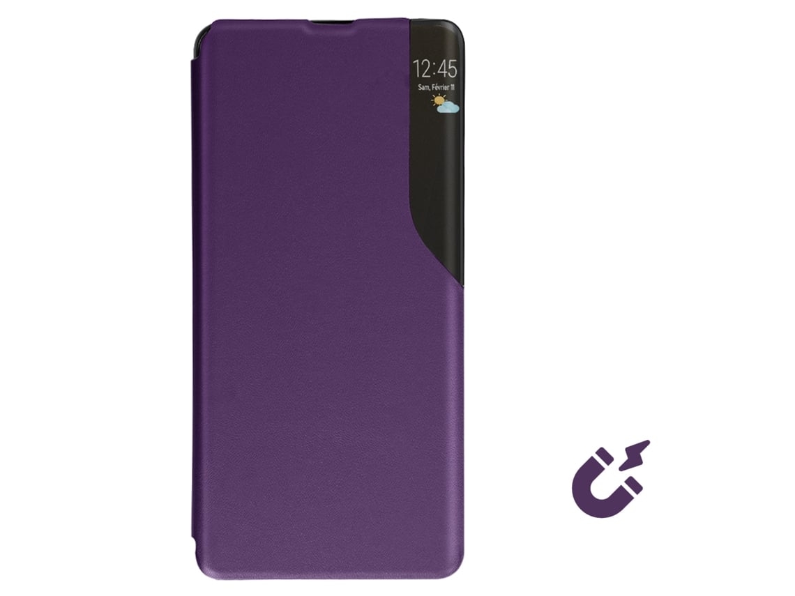 Capa Fólio Para Xiaomi Xiaomi 13 Pele Roxo