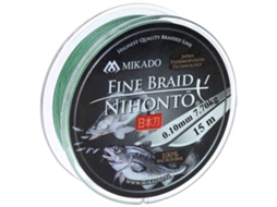Linha Trançada Nihonto Fine 15 M Verde 0.080 Mmmikado