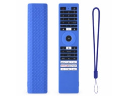 Capa De Silicone Azul Para Comando De Tv Compatível Com Toshiba Série Ct-erf_zhd