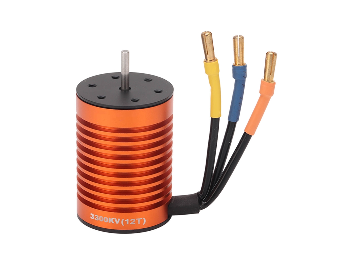 Mali motor Brushless Rc F540 3300kv 4 Pole 12 Slot Alta Torque À Prova D'água para Carro Rc 1:10