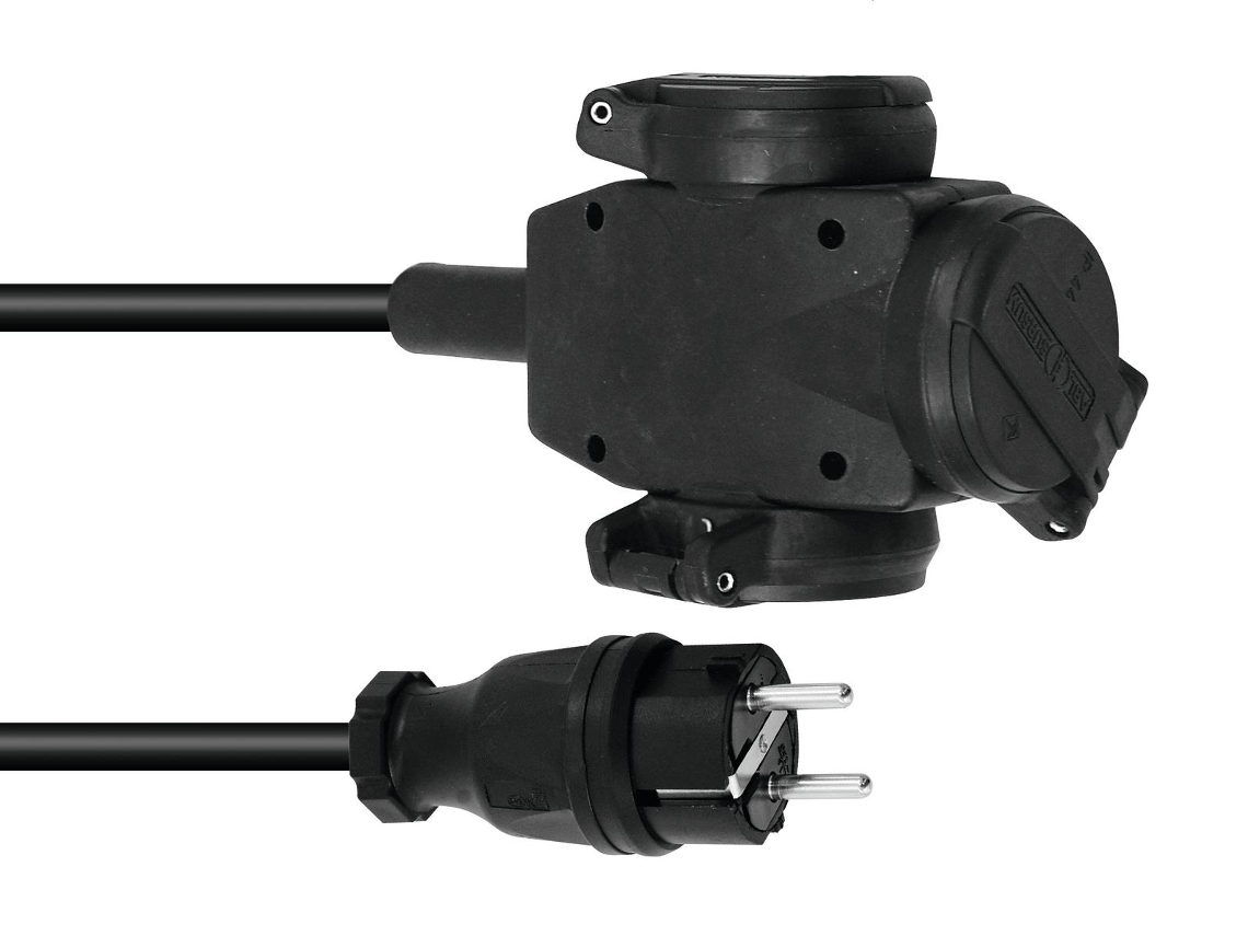 Extensão PSSO Extension 3x2.5 (3 Tomadas - 15 m)