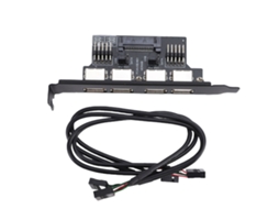 Cabo De Suporte Pci Com Cartão De Porta Dual 9pin Para 4xusb2.0 Para Computador Desktop