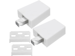 Conjunto De 2 Dobradiças Ocultas Para Portas Armários Canto,