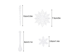 Decorações De Natal Laxiscreed Em Pack De 4 Para Festejos Natalícios, Ideal Para Compras A Partir De 100 Unidades