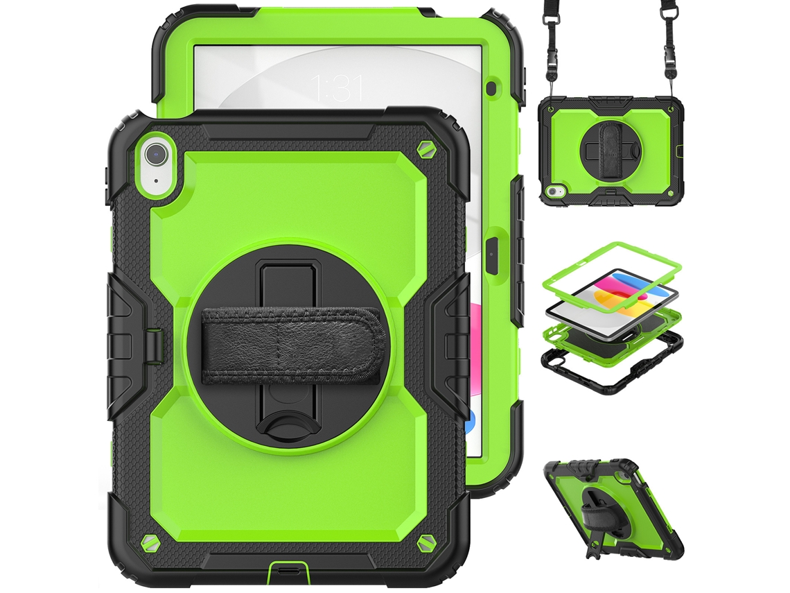 Lurelia Capa Para Ipad 11 (a16) 2025 E 10.ª Geração 10.9 2022, Silicone, Preto, Proteção Contra Quedas, Manuseamento Cómodo