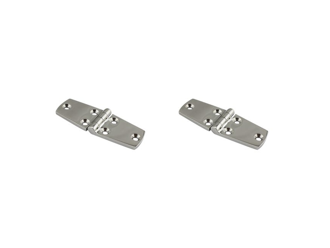 Dobradiças inox para aplicações navais X001, escotilha, reforçadas