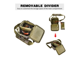 Bolsa de Pesca Resistente À Água Mochila Shoulder