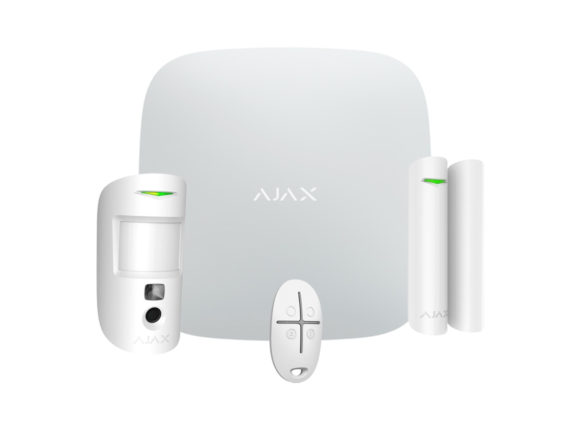 Kit De Alarme Ajax Starter Kit Plus Grau 2 Ethernet/wi Fi/dual Sim 4g