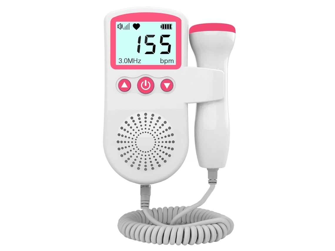 Lurelia Doppler Fetal Portátil E Ecrã Lcd Rosa
