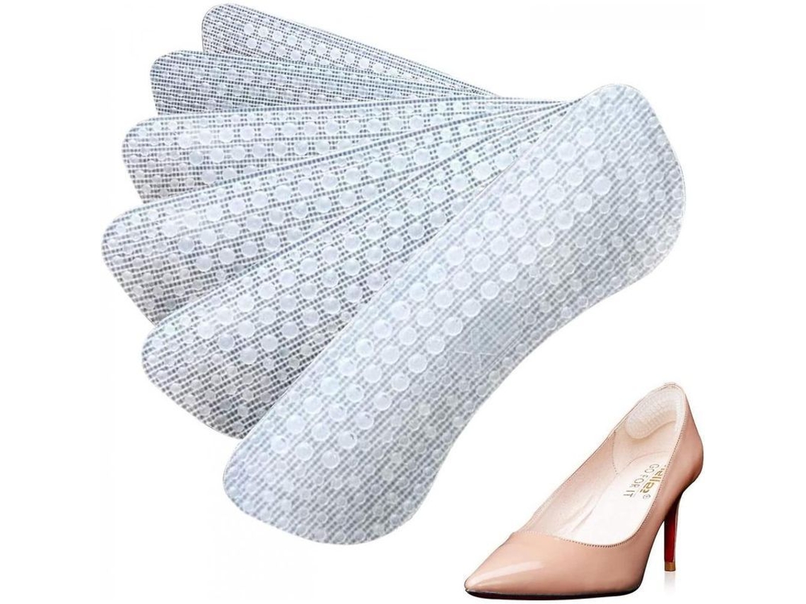 Grips de Calcanhar de Silicone para Sapatos Altos, 5 Pares, Anti deslizante, Previne Bolhas e Ajusta Sapatos Soltos Tkl
