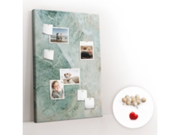 Painel De Cortiça Para Parede Pedra De Mármore Para O Escritório Espelharte (80x120 Cm)