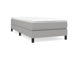Box Spring Bed, Box Spring Beds Vidaxl Cinzeto Tecido (90 X 190 Cm)