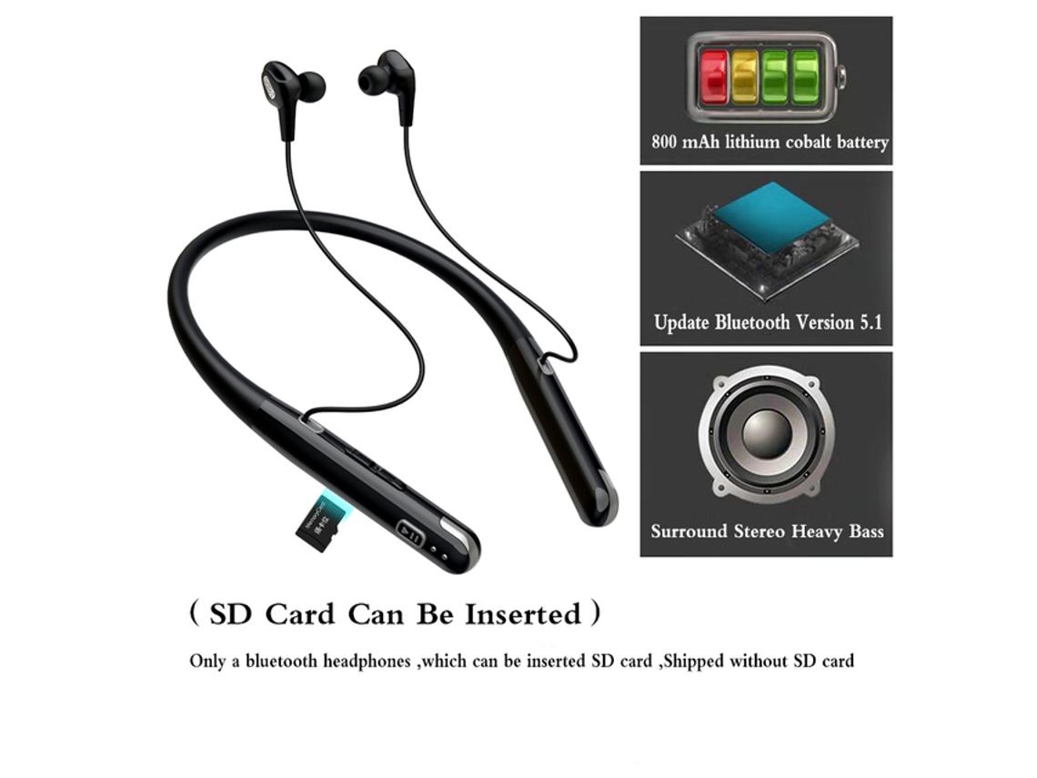 Auriculares Bluetooth WEIMAI 88H V5.1