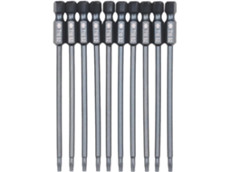 Conjunto De 10 Bits Torx Antirrolamento, Bits Magnéticos Para Chave De Fenda, Aço S2, 3, 5cm 1, 4 Polegadas, Para