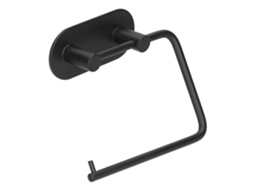 Suporte De Papel Higiênico De Aço Inoxidável Para Parede, Acessório De Banheiro Preto Simples E Moderno Aquaforge