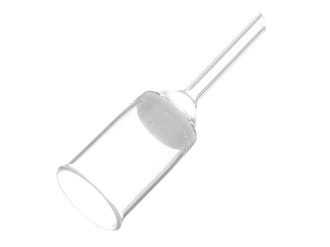Funil De Filtração Com Núcleo Areia Vidro Para Separação Em Laboratórios Químicos, Capacidade De 35ml, Resistente A