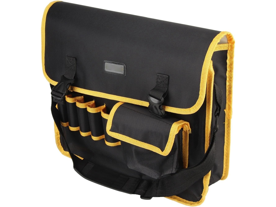 Bolsa Espaçosa Para Ferramentas De Eletricista Com Zíper Acesso Rápido, Ideal Para Profissionais Da Área Elétrica