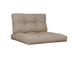 Pallet Cushion, Pallet Cushions Vidaxl Cinzento-acastanhado Tecido (70 X 70 X 12 Cm)