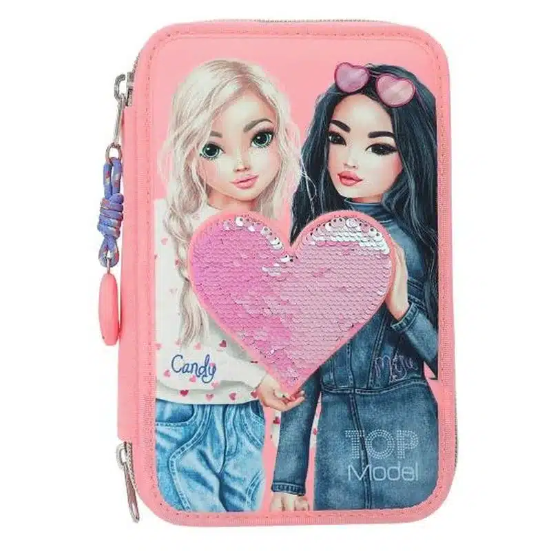 Estuche Triple Top Model Con Utensilios Escolares 12950 Depesche Depeschemás De 6 Años
