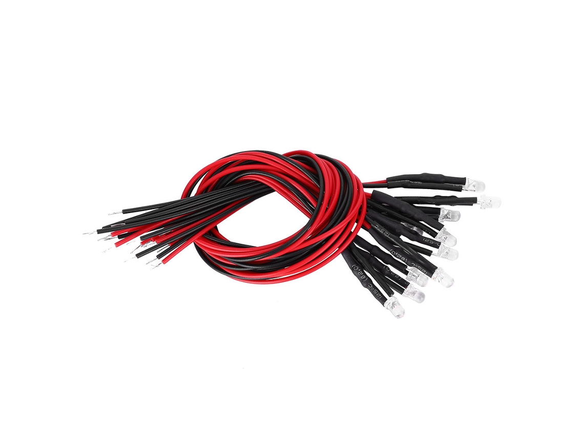 Laxiscreed Led De Alta Brilho 12v 3mm Redondo Para Iluminação⁣