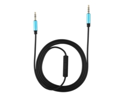 Cabo Aux Carro LAXISCREED Controle Volume Microfone