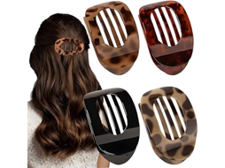 Pcs Grampos para Mulheres, Grampos Planos, Grampos para Cabelo Fino, Design Curvo, Grampo Plano para Cabelo Fino e Cabelo Grosso ZYBLSSBB