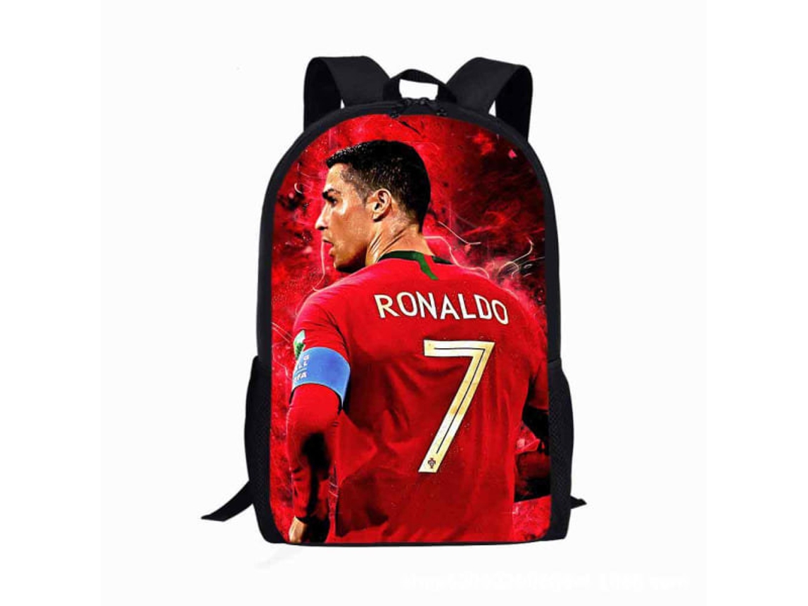 Mochila Escolar, 17 Polegadas, Estilo Futebol, Grande Capacidade, Aulas