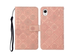 Capa De Celular Em Couro Com Padrão Étnico Em Relevo Para Samsung Galaxy A23e