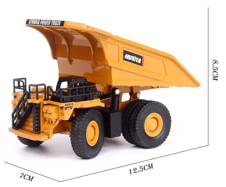 (carrinho De Mineração) Miniatura De Metal De Alta Simulação, Requintada, Escala 1:60, Brinquedo De Veículo De Engenharia Em Liga Metálica