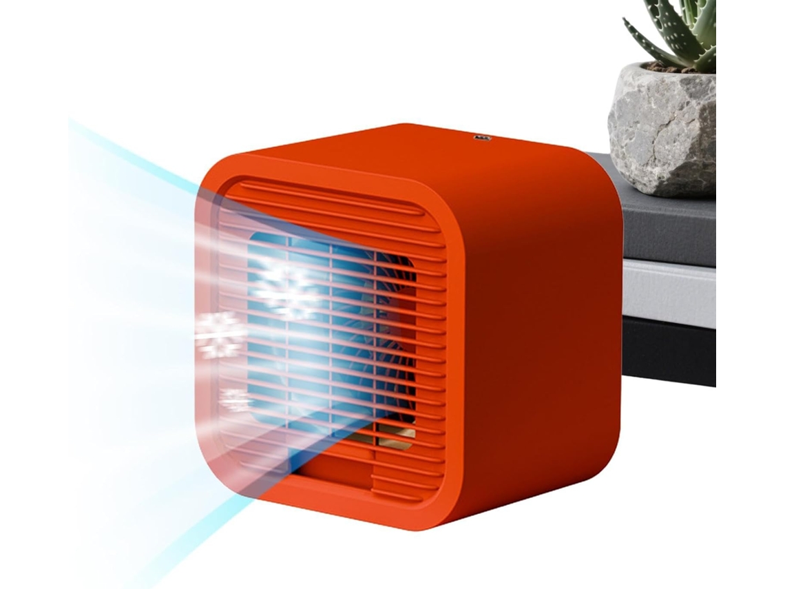 Ventilador De Mesa Portátil Usb 6 Polegadas, Silencioso, Mini Com Componentes Eletrônicos E