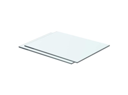 Vidaxl Prateleiras 2 Pcs 40x25 Cm Vidro Transparente