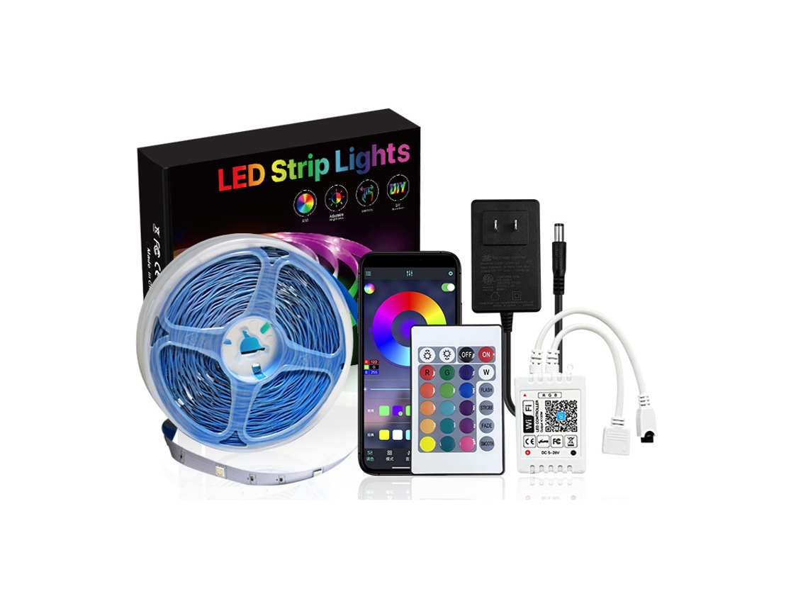 Controlador Para Fita Led, Rgb, Wi-fi, Para Instalação, Ajuste E Manutenção De Sistemas Elétricos