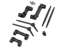 Conjunto Cvd Delantero Trasero Con Eje De Transmisión Para Coche Rc 1/18 Accesorios De Vehículo Control Remoto Negro