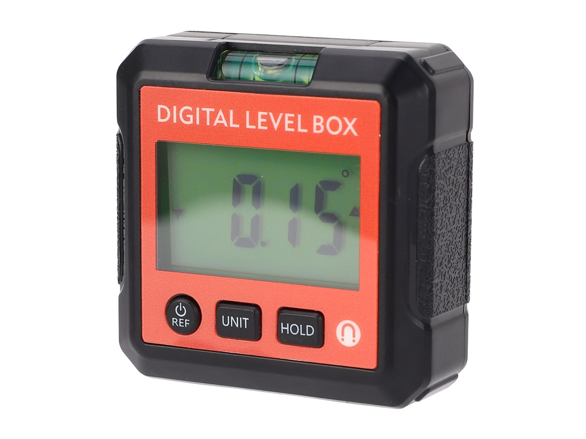 Laxiscreed Instrumento Digital De Medição De Ângulo Com Base Magnética E Faixa De 4x90°