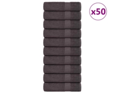 Vidaxl Toalhas De Mãos Frogn 50 Pcs 50x100 Cm 360 G/m² Antracite