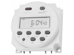 Temporizador Mecânico TB388, 15 Minutos a 24 Horas, Sem Falha de Energia AQUAFORGE