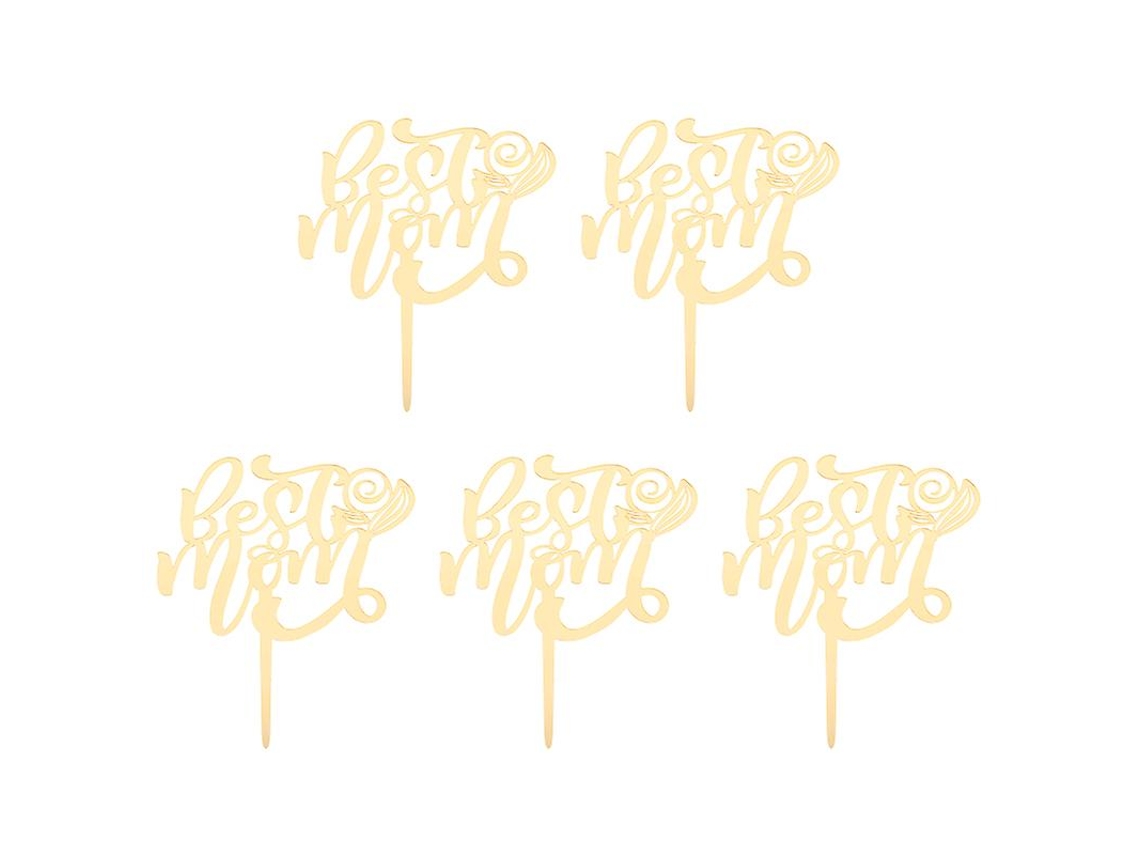 5pcs Toppers De Decoração De Bolo