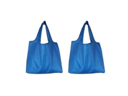 Jiawei 2 Sacolas de Compras Dobráveis ​​de Grande Capacidade Cor Sólida Multiuso Reutilizáveis ​​iec GOKOCO (25kg)