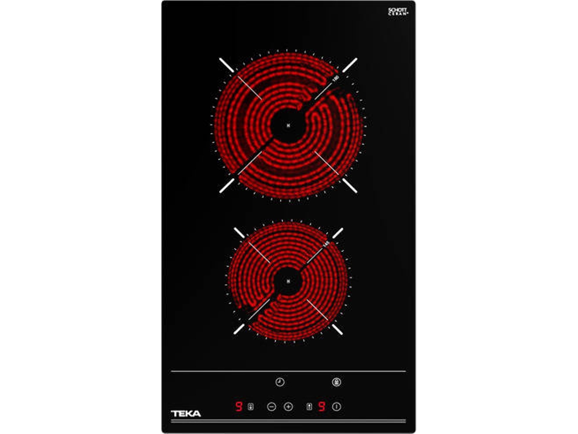 Placa de Vitrocerâmica TEKA TZC 32320 TTC BK (Elétrica - 30 cm - Preto)