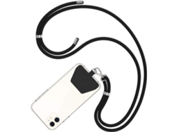 Lurelia Colar Para Telemóvel Ajustável Transversal Para Pescoço Com Fivela Metálica 150 Cm Anti-perda