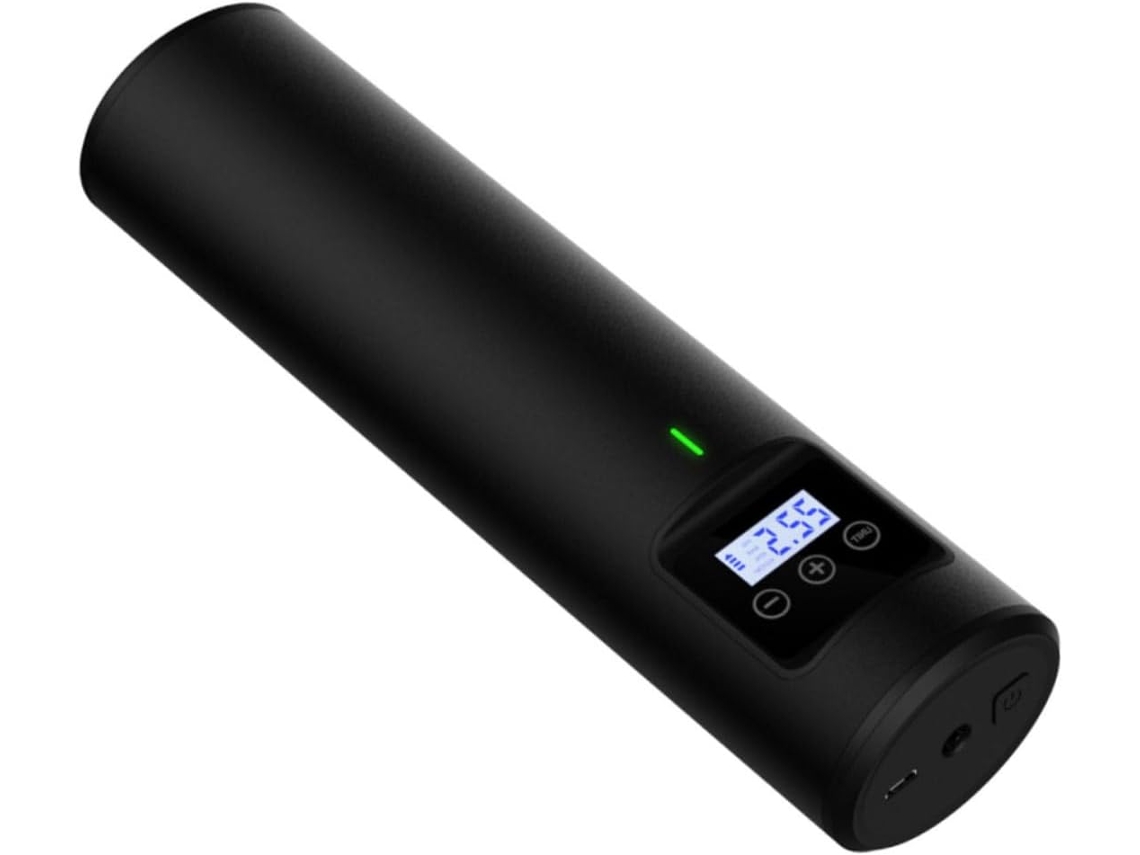 Compressor De Ar Elétrico Sem Fio Com Bateria, Compressor Inteligente Para Bicicletas, Tela Lcd E Luz Led.