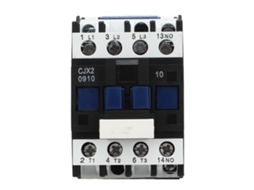 Contator Elétrico Trifásico CJX2 0910 9a 220v Ca com Base Din Rail para Motor | S/MARCA