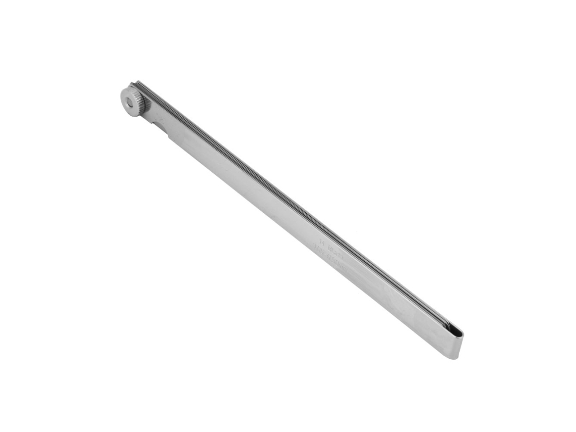 Laxiscreed Régua De Feeler Em Aço Inox Para Inspeção De Soldaduras E Folgas