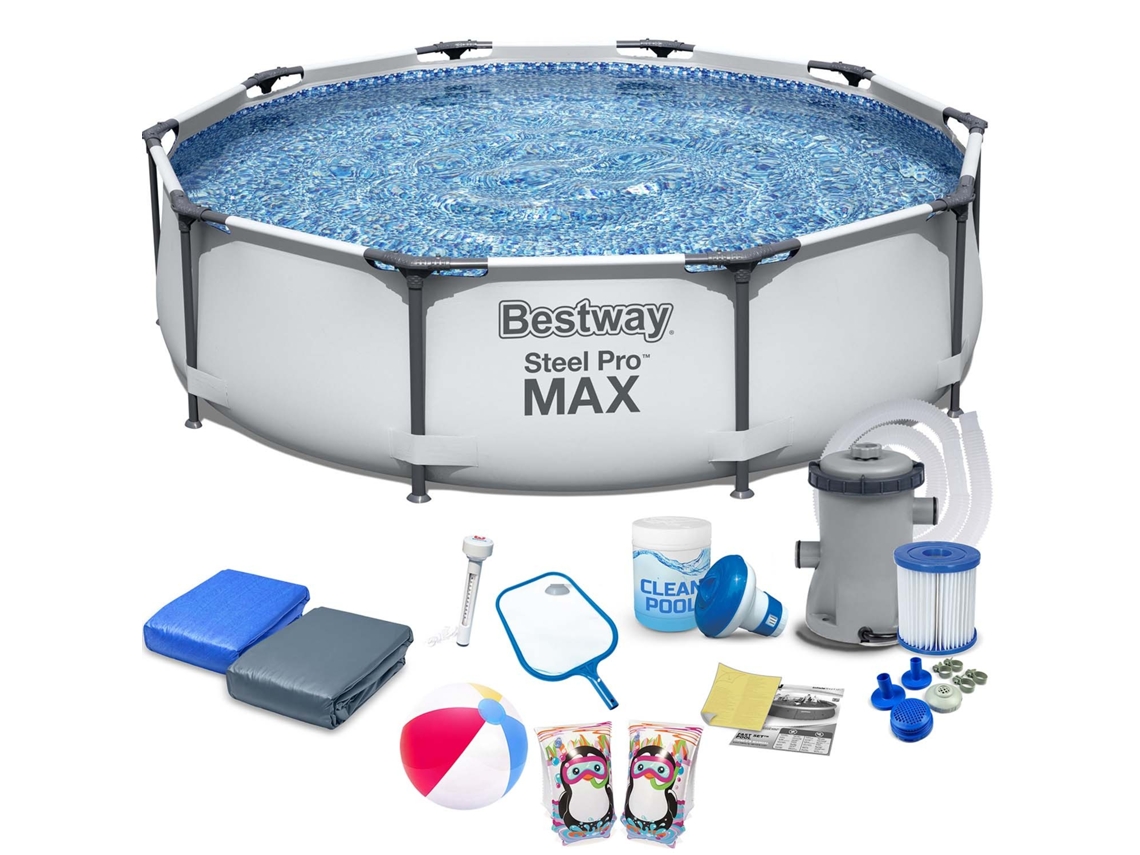Piscina De Jardim Com Estrutura 305 X 76 Cm 17 Em 1 Bestway 56406