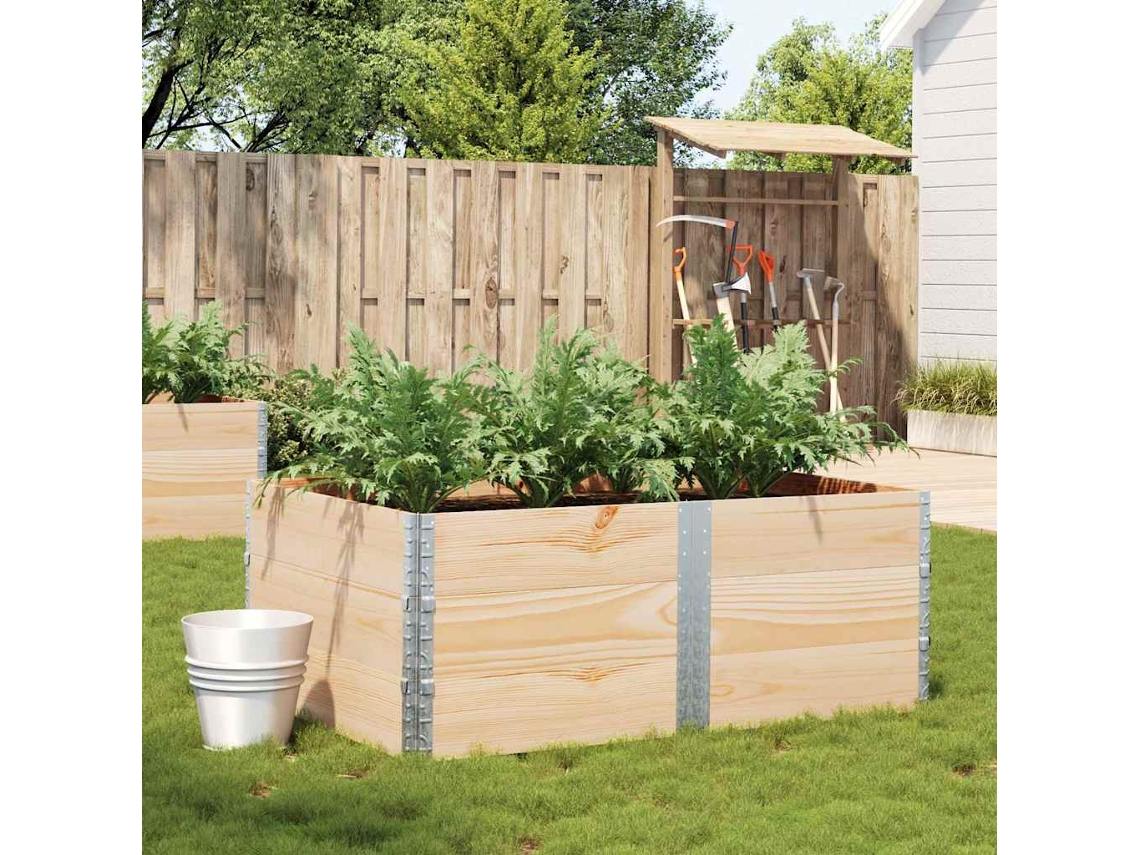 Vidaxl Vaso/floreira De Jardim 150x100 Cm Madeira De Pinho Maciça