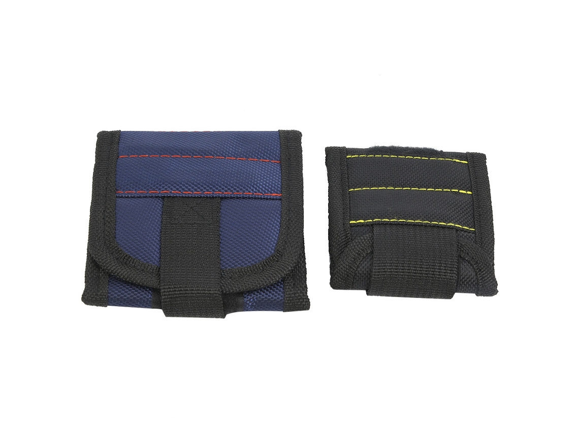 Pulsera Magnética Para Herramientas Bolsa De Muñeca Con Imán Para Tornillos Clavos Azul