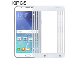 Para Samsung Galaxy J7 / J700 - 10 Peças De Lente De Vidro Externa Da Tela Frontal