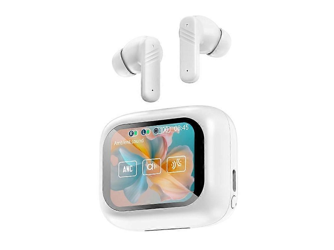 Fones De Ouvido Sem Fio Bluetooth Intra Auriculares Lx 10 Com Tela Sensível Ao Toque Colorida, Ancenc E Cancelamento De Ruído Duplo Ly Ebike