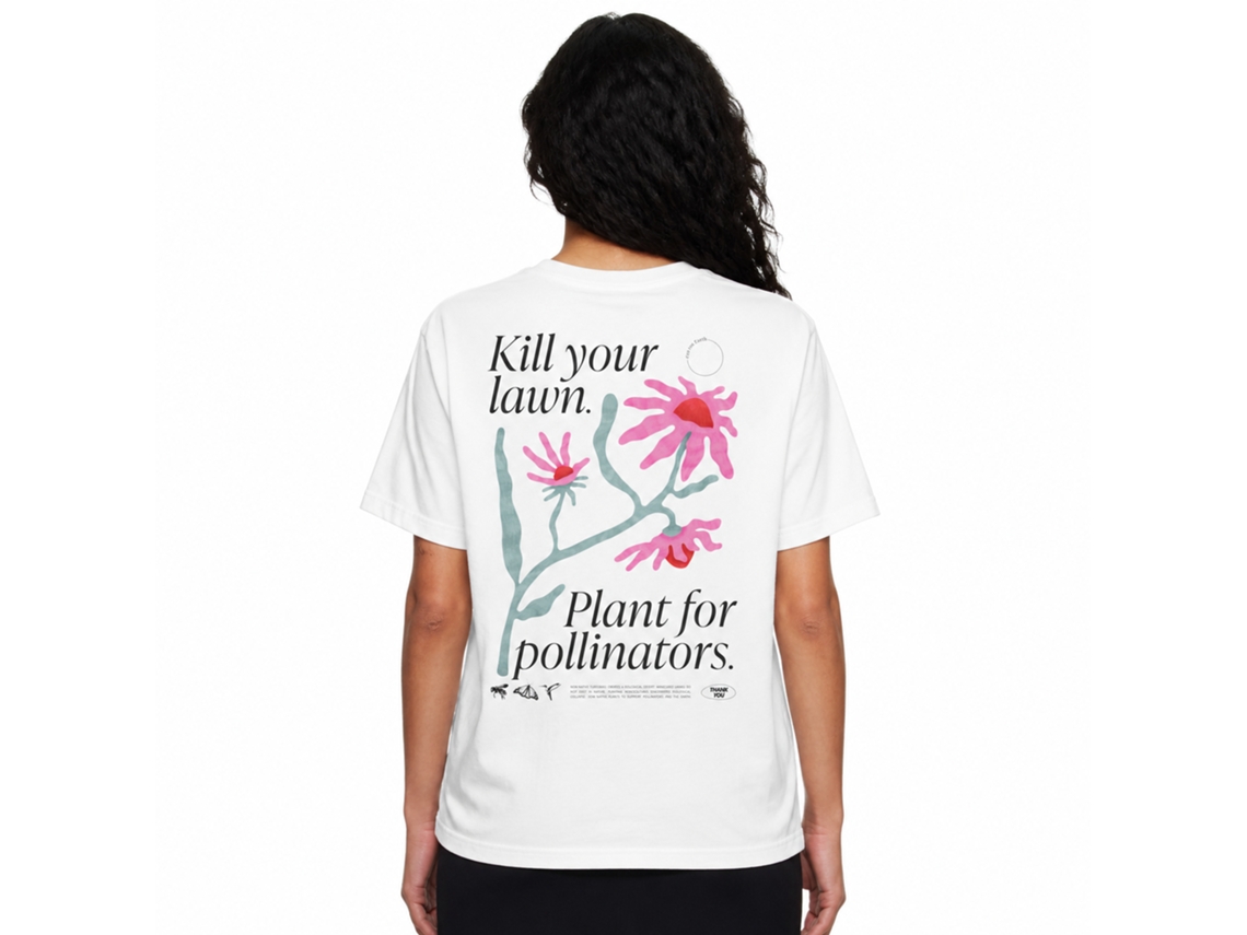 Camiseta Rockinstone Kill Your Lawn Sarah Wasko - Estilo de Designer Exclusivo